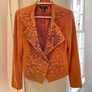 Etcetera Suede Jacket Great Used Condition Womens 6